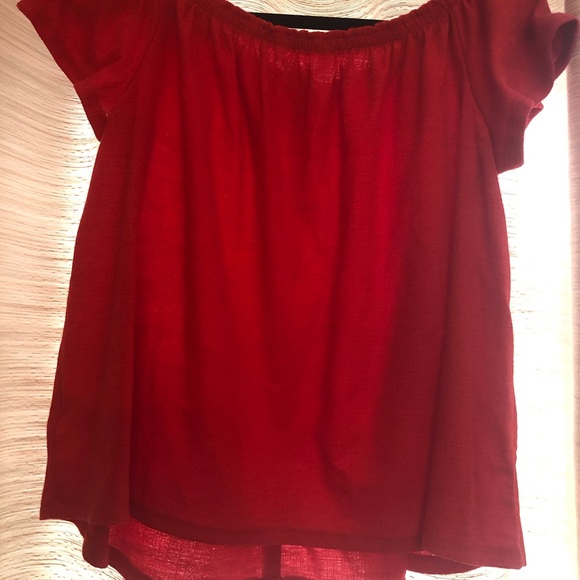 Popsugar Red Blouse - Picture 2 of 4